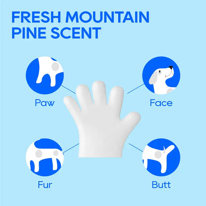 All-Absorb Pet Glove Wipes for All Pets