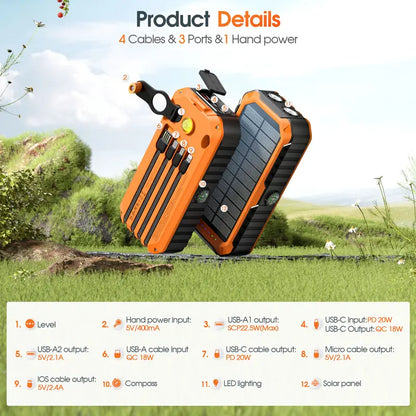 Emergency Ready Solar Power Bank