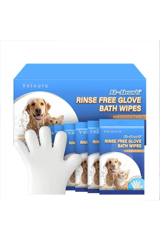 All-Absorb Pet Glove Wipes for All Pets