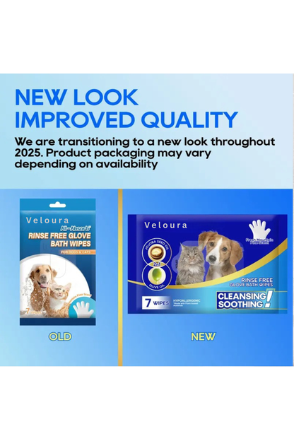 All-Absorb Pet Glove Wipes for All Pets