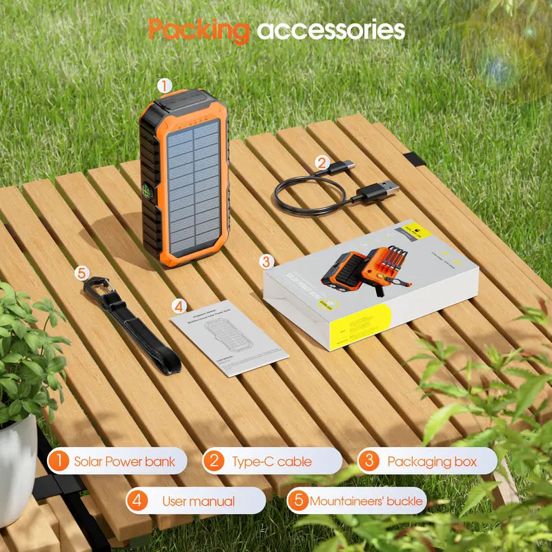 Emergency Ready Solar Power Bank